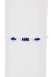 London Blue Crystal Station Bracelet - SF