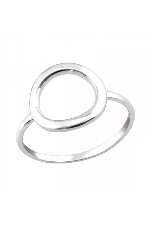 Sterling Silver Open Circle Ring - SS