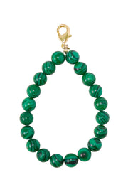 Malachite 8mm Mala Beads Keychain - SF/GF