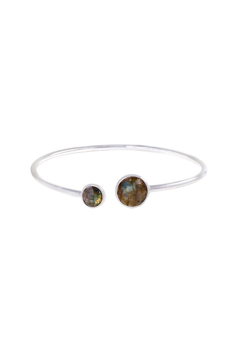 Labradorite Orbit Cuff Bracelet - SF