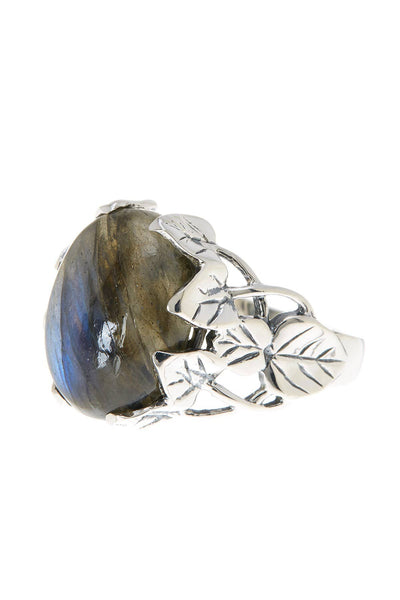 Labradorite Garden Ring In Silver - SF