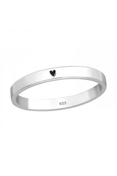 Sterling Silver Heart Ring - SS