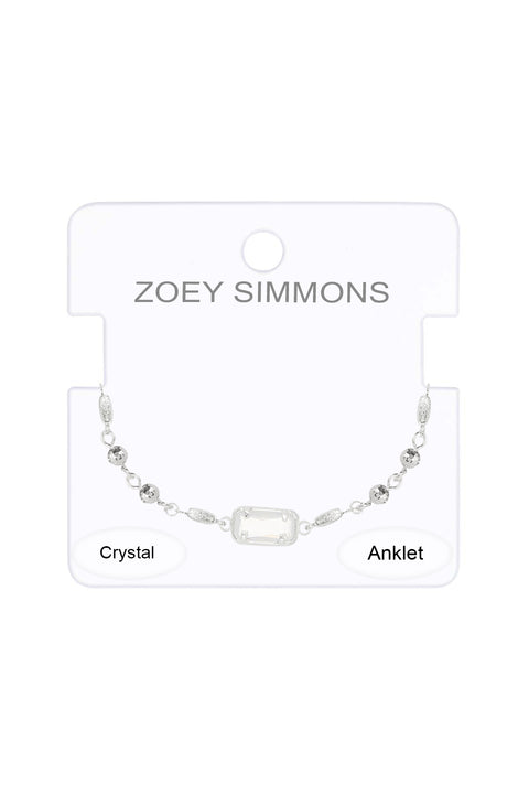 Moonstone Crystal Shiva Anklet - SF