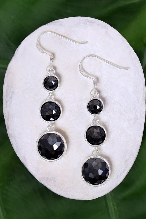 Hematite Stephanie Earrings - SF