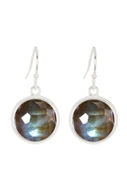 Labradorite Round Earrings - SF