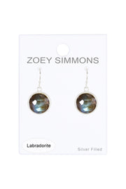 Labradorite Round Earrings - SF