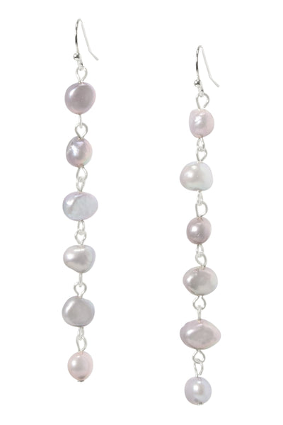 Freshwater Pearl Dangle Earrings - SF