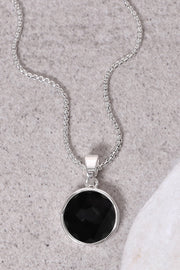 Onyx Pendant Necklace - SF