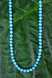 Turquoise Mala Beads Necklace - SF