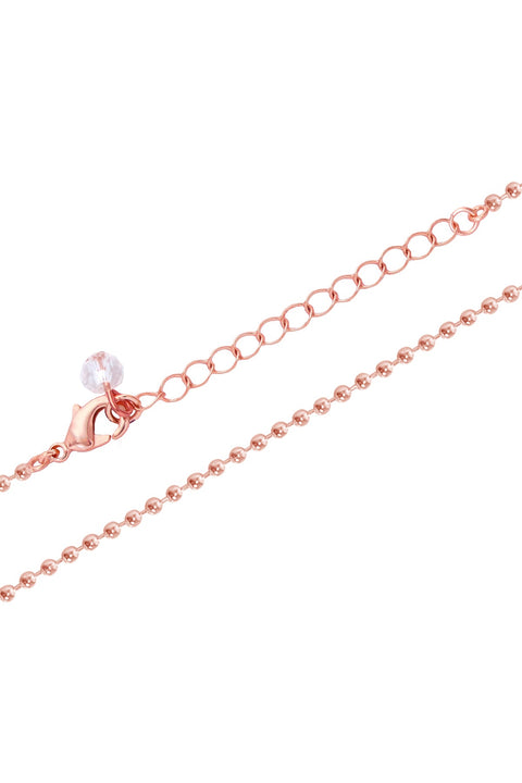 Rose Gold Plated 2mm Bead Chain - RG