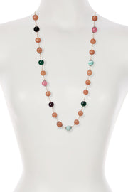 Mixed Murano Glass Bohemian Beaded Necklace - GF