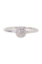 Micro Pave CZ Ball Ring - SF