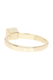 Blue CZ Square Ring - GF