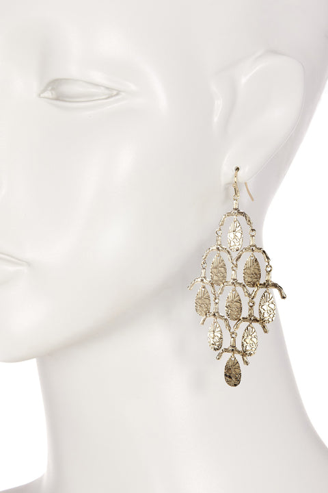 Vintage Statement Chandelier Earrings - AG