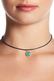 Amazonite Crystal Briolette Choker Necklace - GF