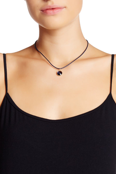 London Crystal Briolette Choker Necklace - GF