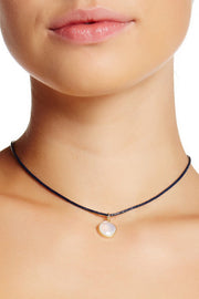 Moonstone Crystal Briolette Choker Necklace - GF