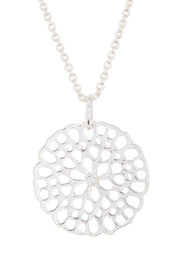 Daisy Disc Charm Necklace - SF