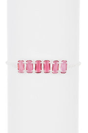 Raspberry Crystal Bracelet - SF