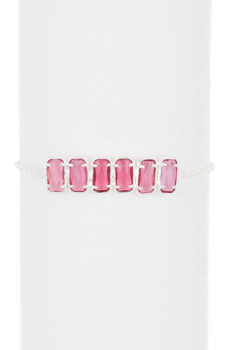 Raspberry Crystal Bracelet - SF