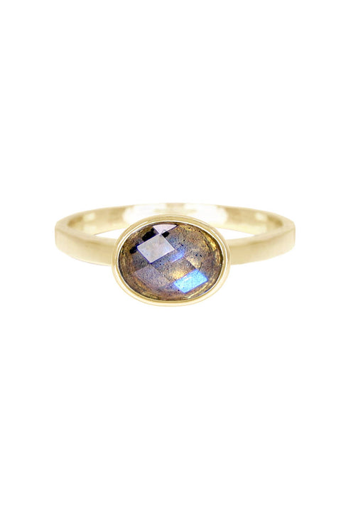 Labradorite Cab Ring - GF