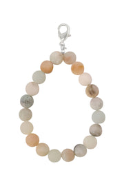 Matte Amazonite 8mm Mala Beads Keychain - SF/GF