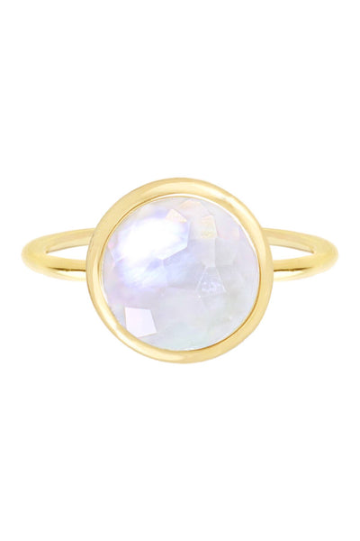 Mother Of Pearl Lollipop Ring - GF