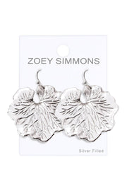 Lotus Leaf Drop Earrings - SF