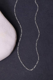 Sterling Silver Italian Figaro Chain 2 mm x 20" - SS