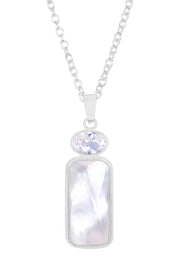 Mother Of Pearl Pendant Necklace - SF