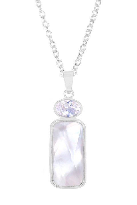 Mother Of Pearl Pendant Necklace - SF