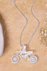 Motorcycle Pendant Necklace - SF