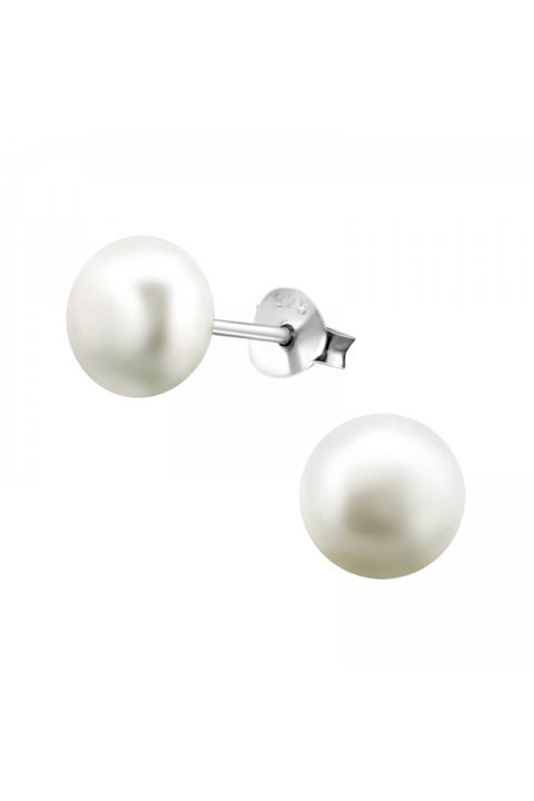 Fresh Water Pearl 7mm Ear Studs - SS