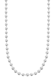 Sterling Silver Italian Bead Chain 3 mm x 18" - SS