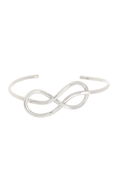 Sterling Silver Infinity Cuff Bracelet - SS