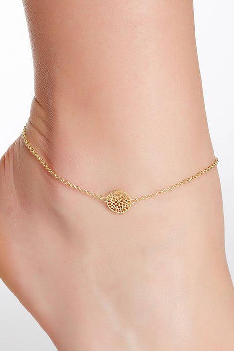 Filigree Charm Anklet - GF