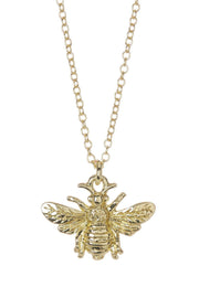 Bee Pendant Necklace - GF