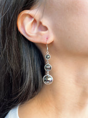 Hematite Stephanie Earrings - SF