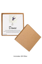 'Dance' Boxed Charm Necklace - SF