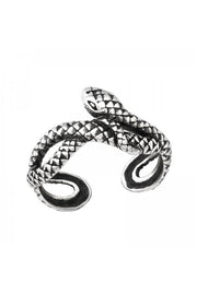 Sterling Silver Snake Adjustable Toe Ring - SS