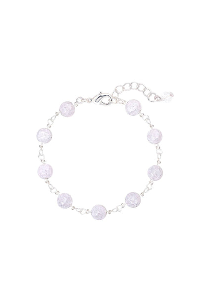 Crystal Quartz Mala Beads Bracelet - SF