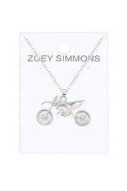 Motorcycle Pendant Necklace - SF