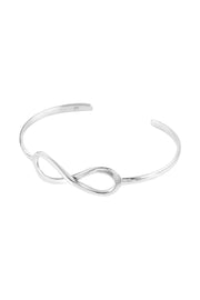 Sterling Silver Infinity Cuff Bracelet - SS